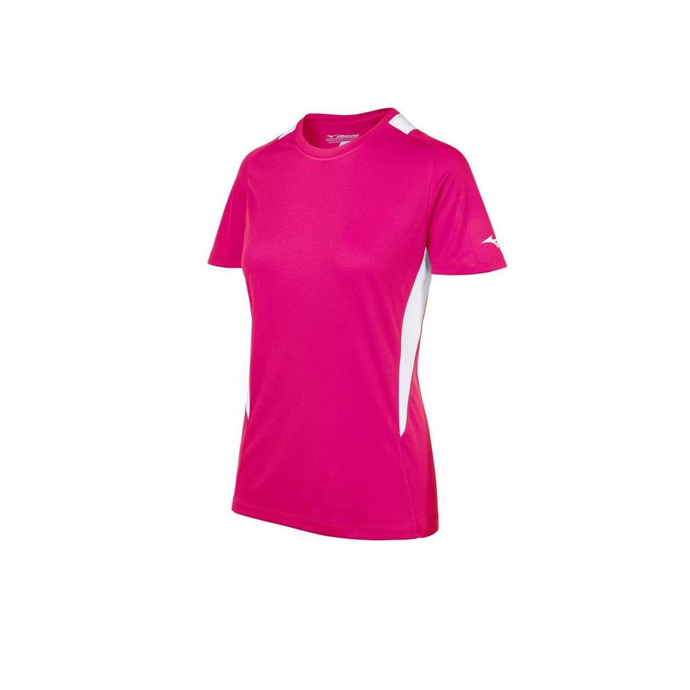 Jersey Mizuno Softball Crew Neck Para Mujer Rosas/Blancos 1840573-RY